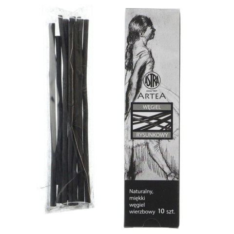 Węgiel rysunkowy 10 szt Artea (323115004)