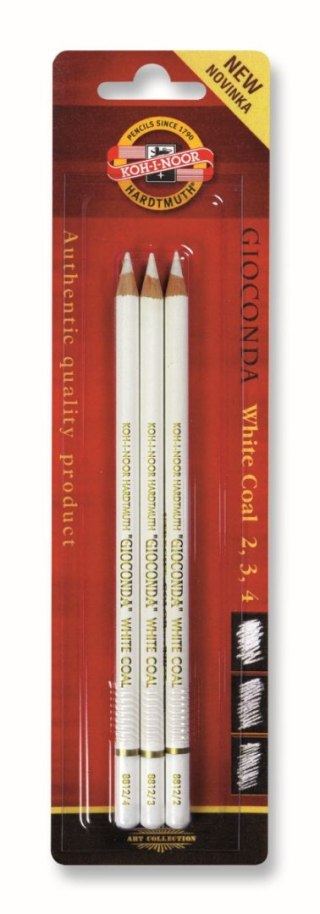 Węgiel rysunkowy węgiel 3 szt Koh-I-Noor