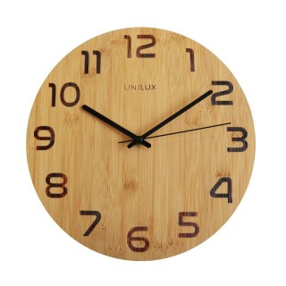 Zegar ścienny Palma bamboo drewno Unilux (400140806)