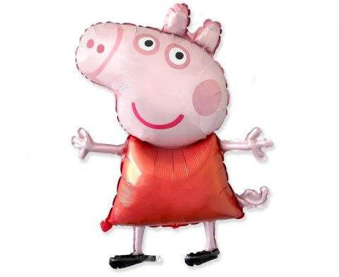 Balon foliowy Świnka Peppa, pakowany 24cal Godan (C901864)