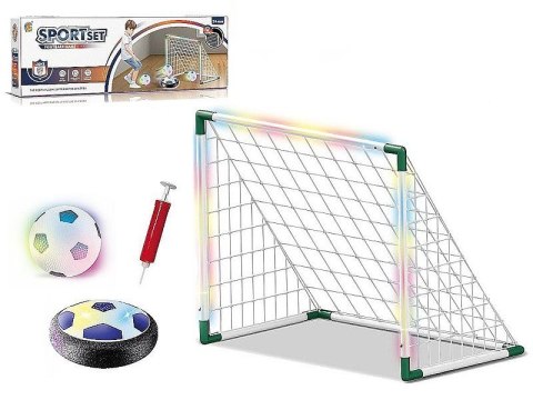 Bramka zestaw do gry w piłkę nożną, bramka, lewitująca piłka ze światłem i dźwiękiem Adar (627024)