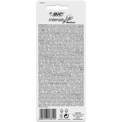 Cienkopis Medium wkład mix 1,0mm 4kol. Bic (964824)