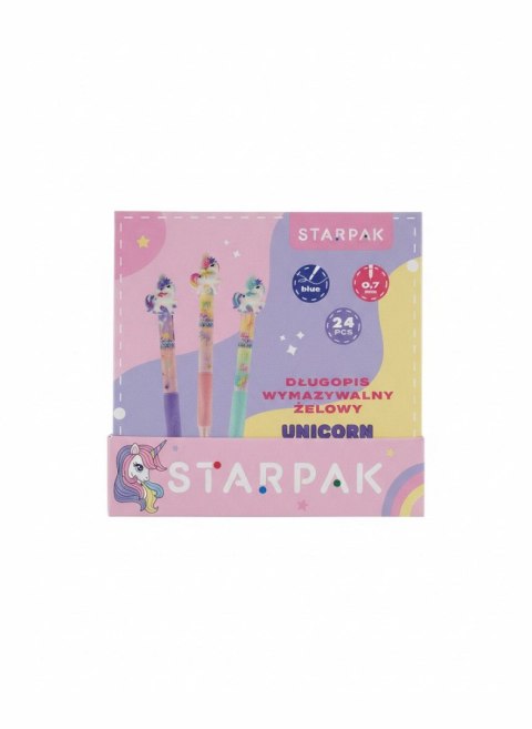 Długopis Pony wymazywalny wkład niebieski 0,7mm Starpak (552679)