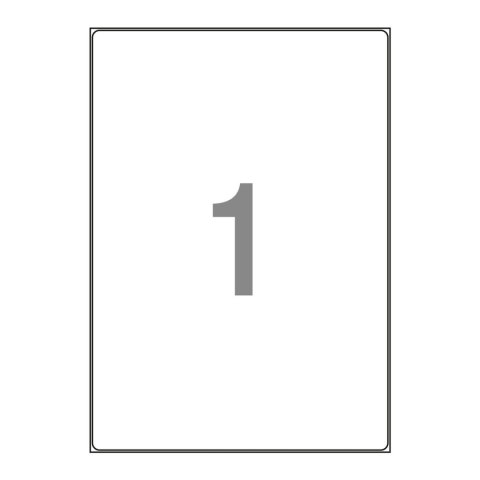 Etykieta samoprzylepna A4 biały Emerson