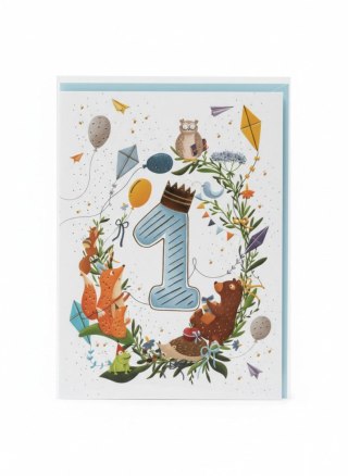 Kartka składana B6 B6 ROCZEK CHŁOPIEC 2 Henry (5908451983420)