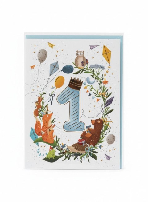 Kartka składana B6 B6 ROCZEK CHŁOPIEC 2 Henry (5908451983420)