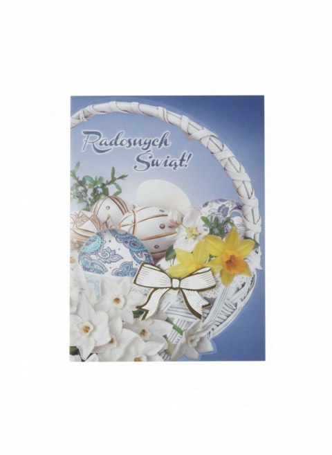 Kartka składana B6 Wielkanoc B6 Plus Agamis