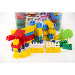 Klocki konstrukcyjne w dużym pojemniku Bączek/Tupiko (KPD 2001)