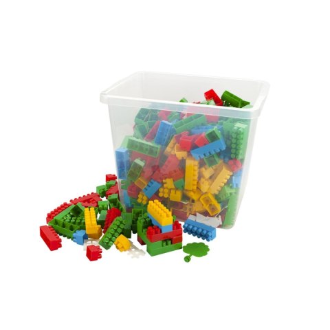 Klocki konstrukcyjne w dużym pojemniku Bączek/Tupiko (KPD 2001)