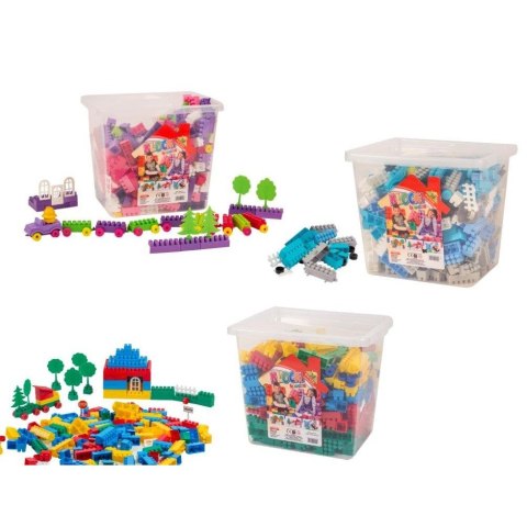 Klocki konstrukcyjne w dużym pojemniku Bączek/Tupiko (KPD 2001)