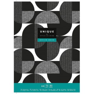 Kołozeszyt (kołonotatnik) A4+ UNIQUE STYL 4823088223705 80k. krata Astrapap