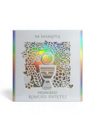 Książeczka pamiątkowa z komunii Kukartka (PMB-Q-0012)