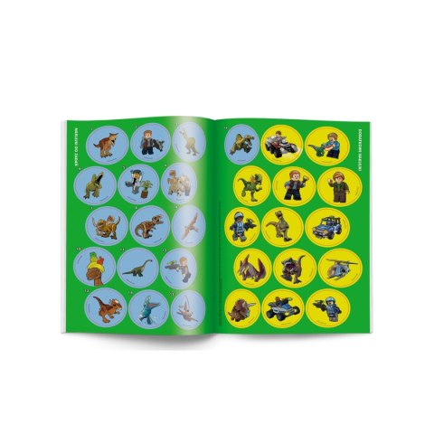 Książka dla dzieci LEGO? Jurassic World?. Kolorowanka z Naklejkami Ameet