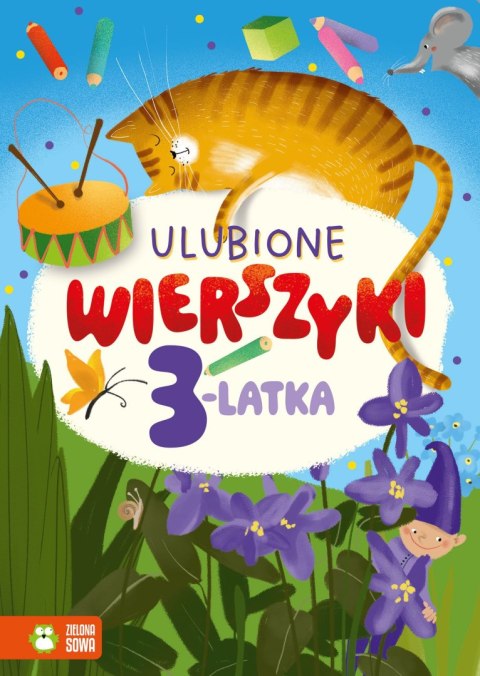 Książka dla dzieci Ulubione wierszyki 3-latka Zielona Sowa