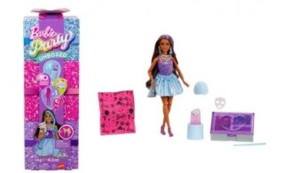 Lalka Unboxed Glam Party Stylowe przygotowania Zestaw fioletowy [mm:] 290 Barbie (JFY66)
