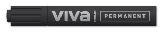 Marker permanentny wkład czarny 2-3mm okrągła końcówka Viva