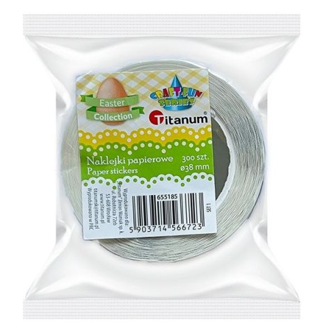 Naklejka (nalepka) Craft-Fun Series Naklejki na rolce, motywy wielkanocne Titanum (set1)