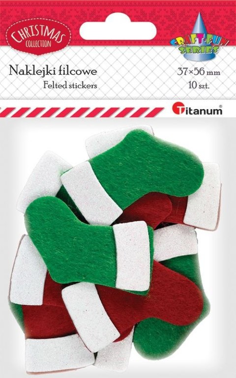 Naklejka (nalepka) Craft-Fun Series filcowe xmass Titanum (4826)