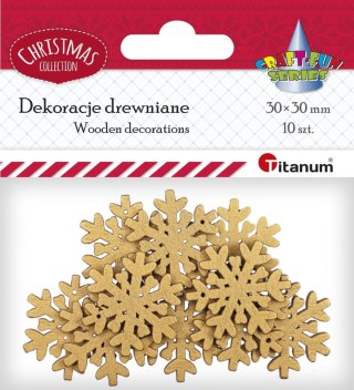 Ozdoba drewniana Craft-Fun Series Śnieżynki Titanum (WDC858)