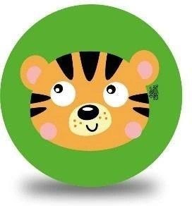 Piłka miękka gumowa tygrysek Artyk (133626)