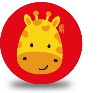 Piłka miękka gumowa żyrafka Artyk (133657)