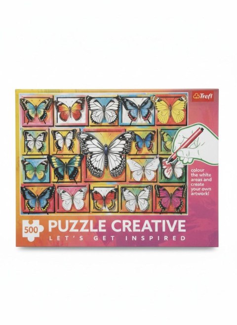 Puzzle Kolekcja motylo 500 el. Trefl (37561)