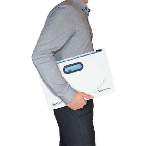 Teczka z przegródkami harmonijkowa A4 kolor: biało-czarny 13 przegródek Rapesco