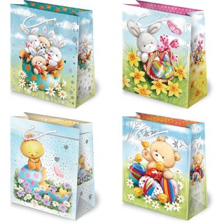 Torba prezentowa [mm:] 330x365x 130 Paw (XL Wielkanoc)