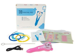 Zestaw kreatywny dla dzieci długopis 3D, z zestawem wkładów, kabel USB Adar (626959)