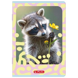 Zeszyt A5 ANIMALS 16k. 70g linia podwójna kolorowa Herlitz (400206377)