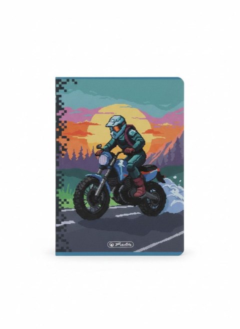 Zeszyt A5 Premium Pixel Fun 16k. 70g kratka Herlitz (400207497)