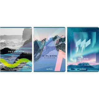 Zeszyt A4 Premium SOLARPUNK 60k. 70g krata Herlitz (400207532)