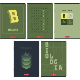 Zeszyt A5 biologia mix 60k. 70g krata Herlitz (400206352)