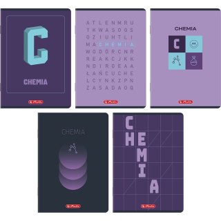Zeszyt A5 chemia mix 60k. 70g krata Herlitz (400206351)