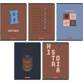 Zeszyt A5 historia mix 60k. 70g krata Herlitz (400206349)