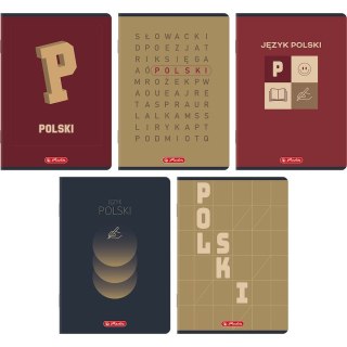 Zeszyt A5 j.polski mix 60k. 70g linia Herlitz (400206347)