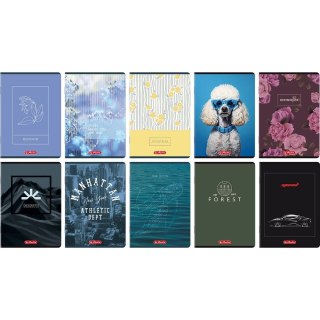 Zeszyt A5 mix2 32k. 70g krata Herlitz (400208489)