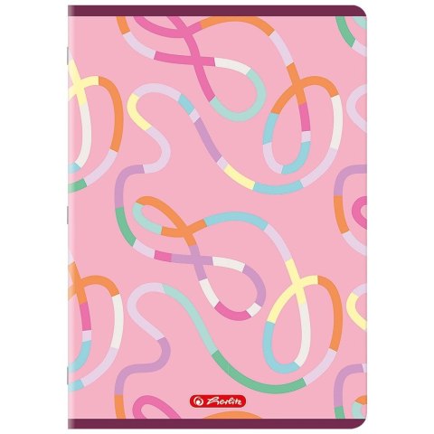 Zeszyt A4 mix 32k. 70g linia podwójna kolorowa Herlitz (400206361)