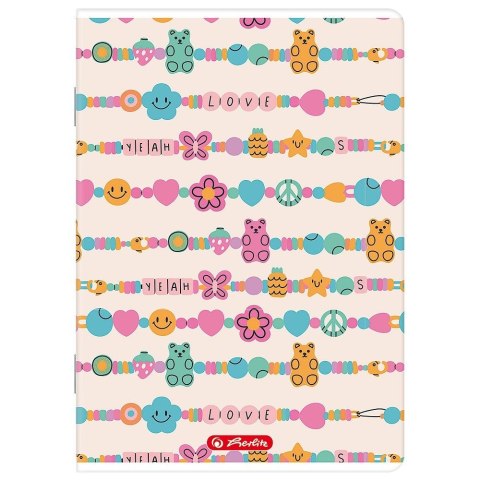 Zeszyt A5 mix 16k. 70g linia podwójna kolorowa Herlitz (400206335)