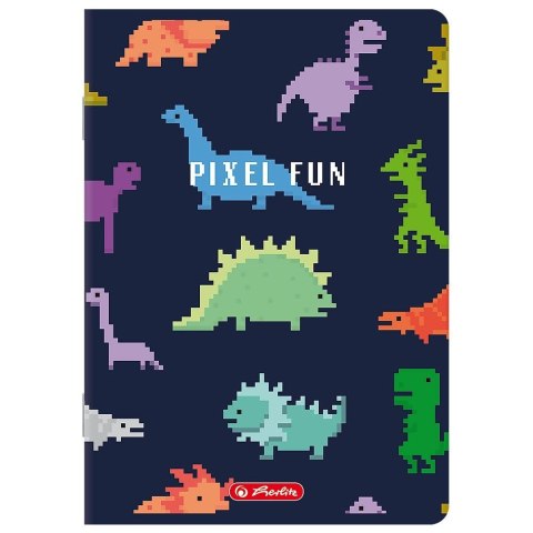 Zeszyt A5 mix 16k. 70g linia podwójna kolorowa Herlitz (400206335)