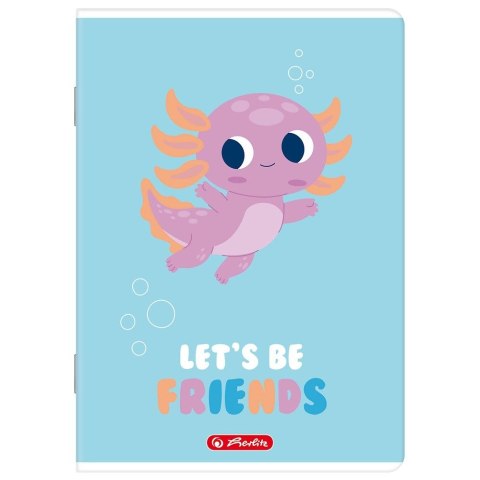 Zeszyt A5 mix 32k. 70g linia podwójna kolorowa Herlitz (400206339)