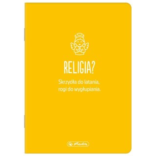Zeszyt A5 religia 32k. 70g krata Herlitz (400208518)