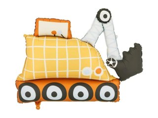 Balon foliowy Koparka, 93x68 cm, mix Partydeco (FB412)