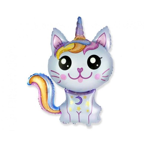 Balon foliowy Magiczny kot (niebieski) 24cal Godan (C901797A)