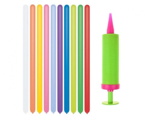 Balon gumowy Zestaw Gemar, pastel prymus 20 p (z pompką), 20szt. mix Godan (GZ-PR20)