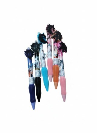 Długopis wymazywalny Horses wymazywalny wkład niebieski 0,5mm Colorino Kids (03540PTR)