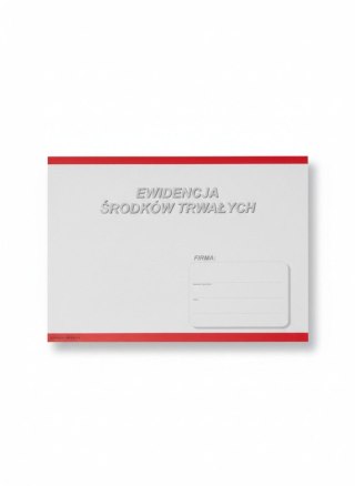 Druk offsetowy A4 Ewidencja środków trwałych Stolgraf (P7)