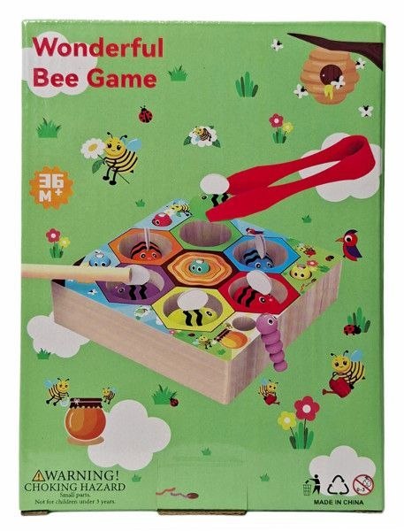 Gra zręcznościowa drewniana pszczółki Swede (U1384)