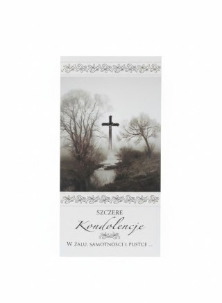 Kartka składana DL KONDOLENCJE Media Service Zawada (DL)