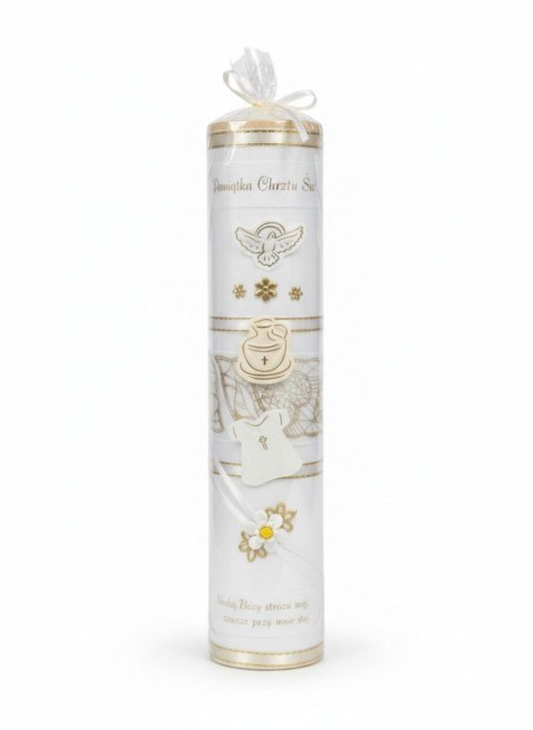 Kartka składana tuba chrzest (5902221801235)